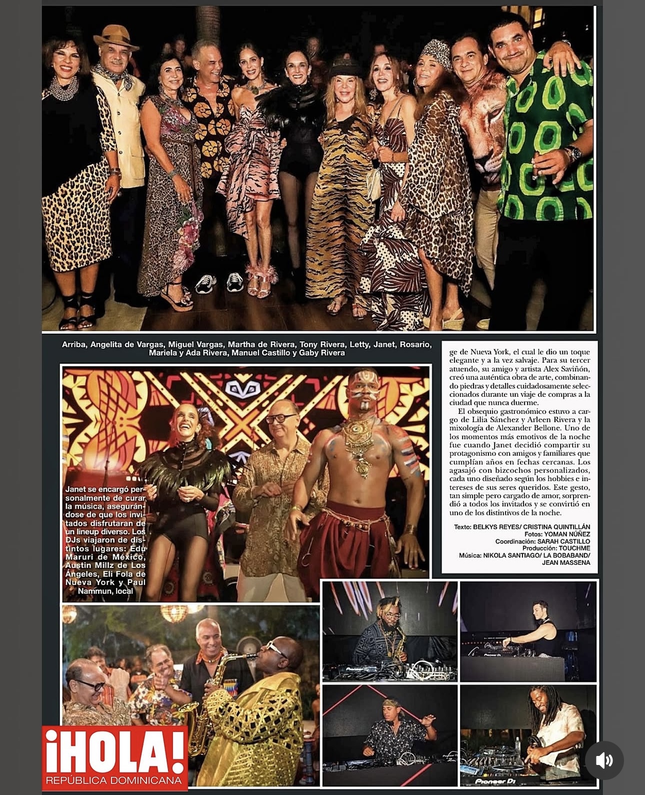 Revista Hola RD Janet Rivera Yoman