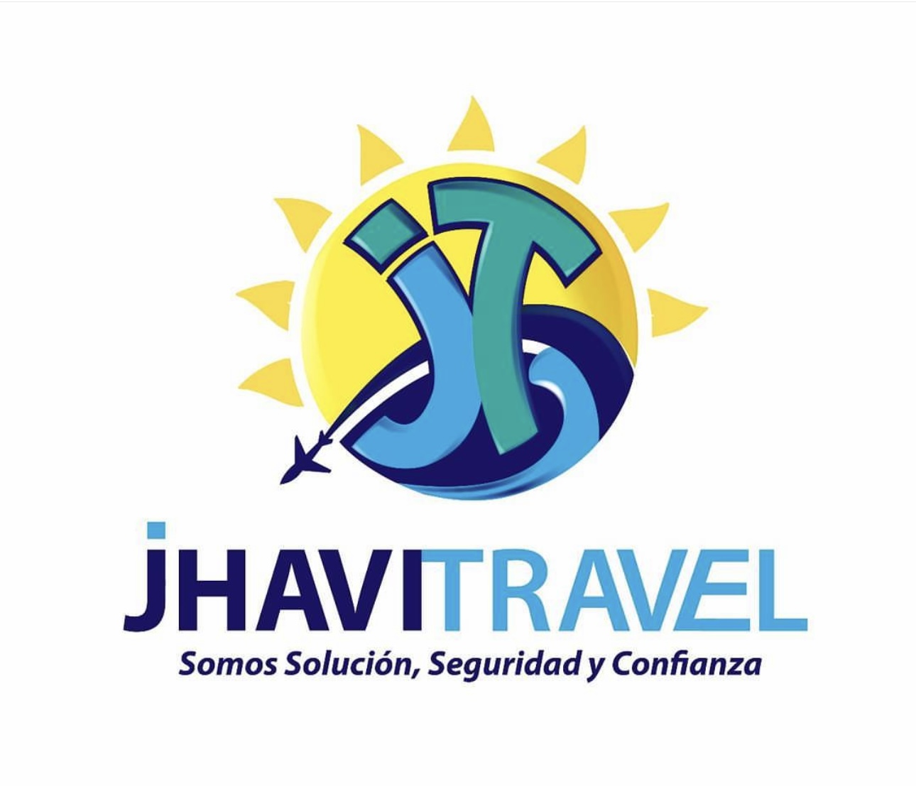 Logo Jhavi Travel diseño identidad Yoman Publicidad