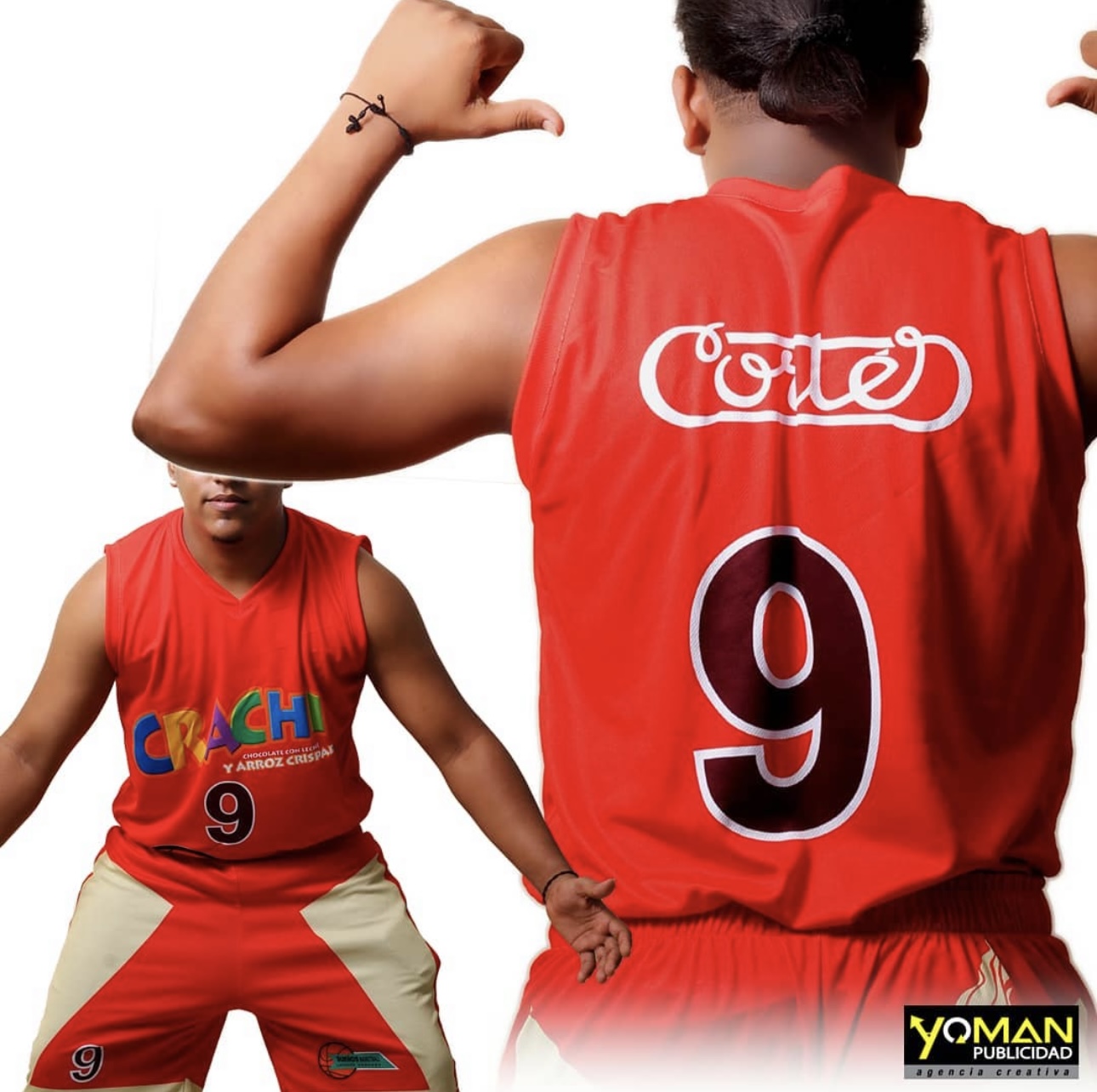 Uniformes basketball Crachi sublimacion Yoman RD