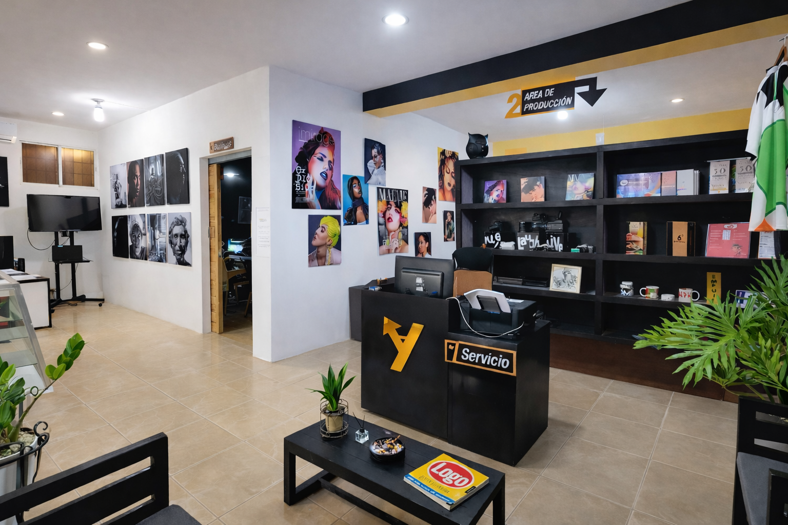 Recepcion area servicio Yoman Publicidad La Vega Republica Dominicana